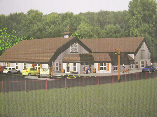 COURTESY DRAWING  |  A rendering from 2013 of what the new Kent Animal Shelter will look like. 