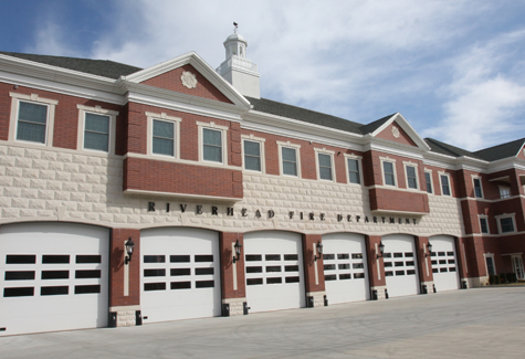 Riverhead fire headquarters on Roanoke Avenue. (Credit: file photo)