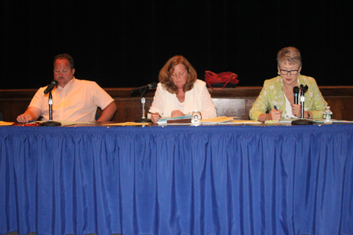 The Riverhead school board's regular meeting is Tuesday night in the high school auditorium. (File photo by Jennifer Gustavson)