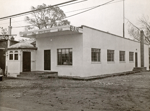 An undated photo of The Riverside Bar and Grill, which opened in 1949.