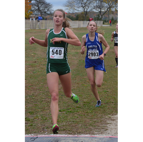 Meg Tuthill of McGann-Mercy qualified for states for the second straight year. (Credit: Robert O'Rourk)