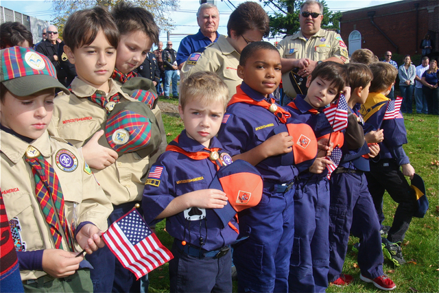 Cub Scout pack 242 of Riverhead under the committee chairman Pat Biancone and Marie Buday. (Credit: Barbaraellen Koch)