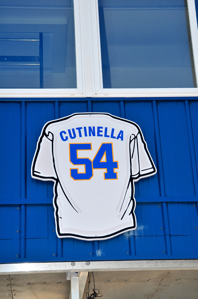 Thomas Cutinella, who died following an injury suffered in a football game in 2014, had his name called among the graduates of his class Saturday. (Credit: Bill Landon)