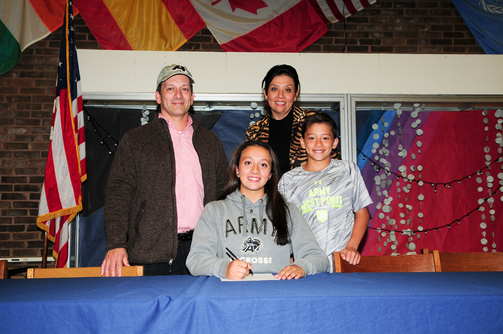 Isabella Cortes will play lacrosse at West Point. (Credit: Bill Landon)