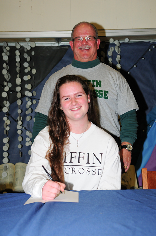 Rebecca Nolan will play lacrosse at Tiffin University. (Credit: Bill Landon)