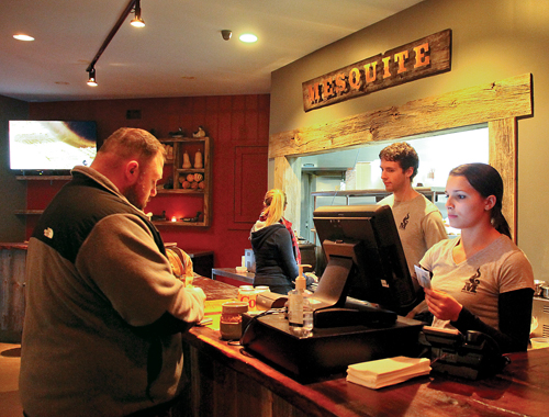 Mesquite opened in October, and has had a "very good" first few weeks, said owner Craig Scali. (Credit: Paul Squire)