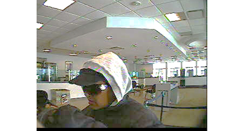 The woman who allegedly robbed the bank Thursday. (Credit: Riverhead police)
