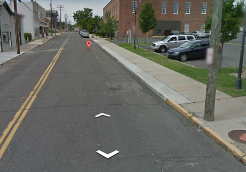 Looking north on Griffing Avenue in Riverhead. (Credit: Google Maps)