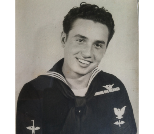 George Kurovics enlisted with the U.S. Navy in 1944 at just 16 years old. (Credit: courtesy photo)