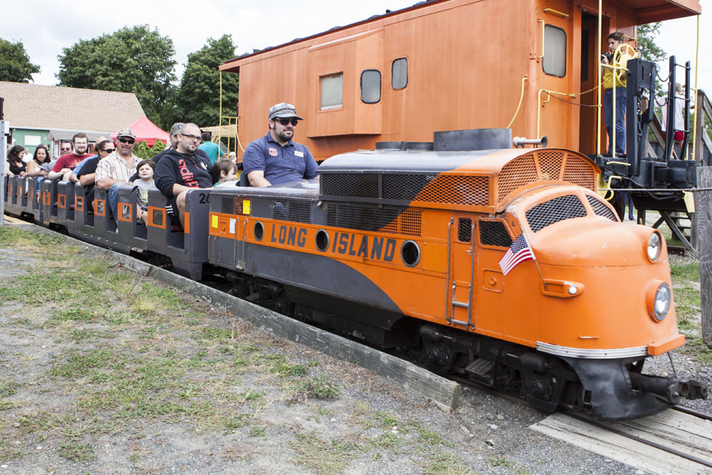 The LIRR G-16 park train, which was at the 1964-1965 World's Fair. (Credit: Katharine Schroeder)