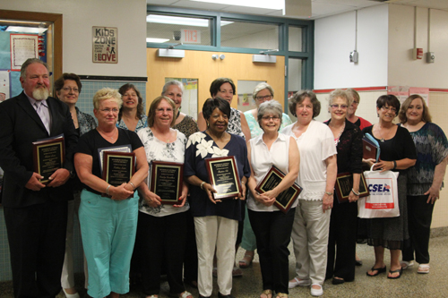 These Riverhead School District employees have retired. (Credit: Jen Nuzzo)