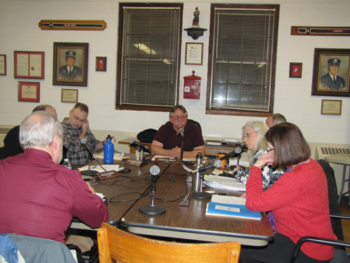 The Greenport Village board discussed video conferencing Thursday